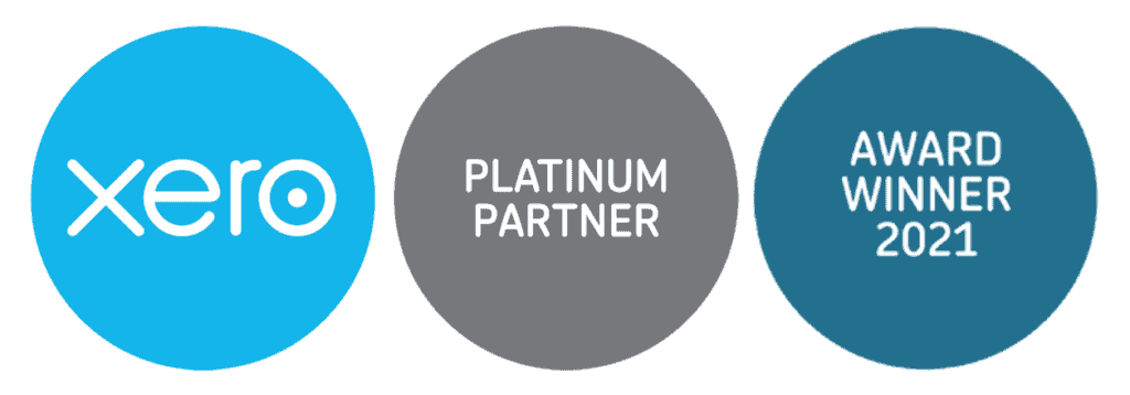 xero platinum partner badges and award winner