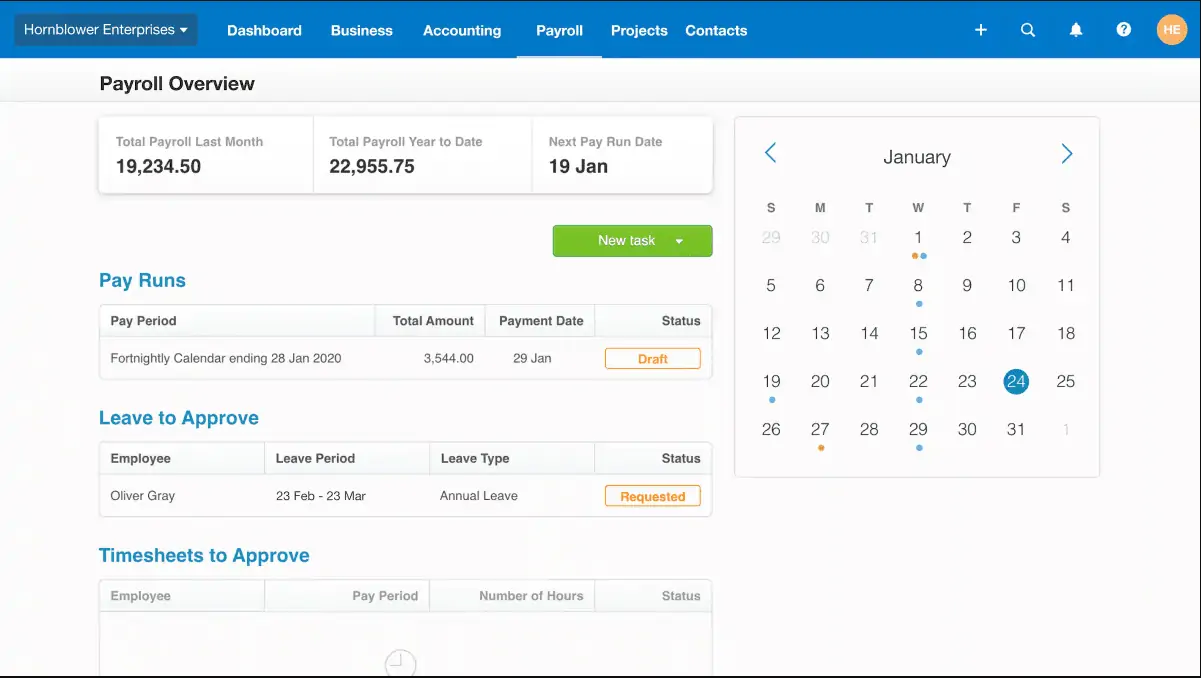 xero payroll overview