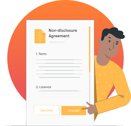 Non-disclosure agreement service